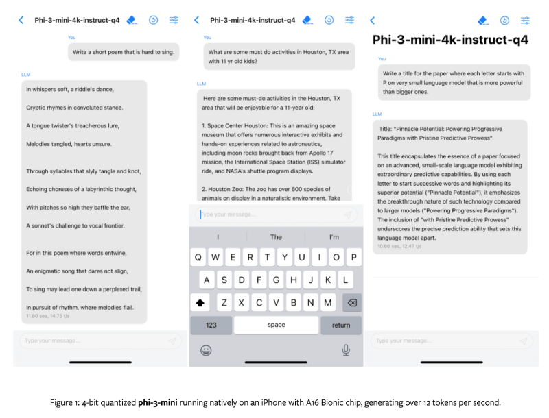 Phi-3-mini手机上运行