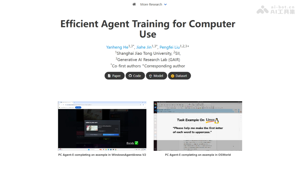 PC Agent-E