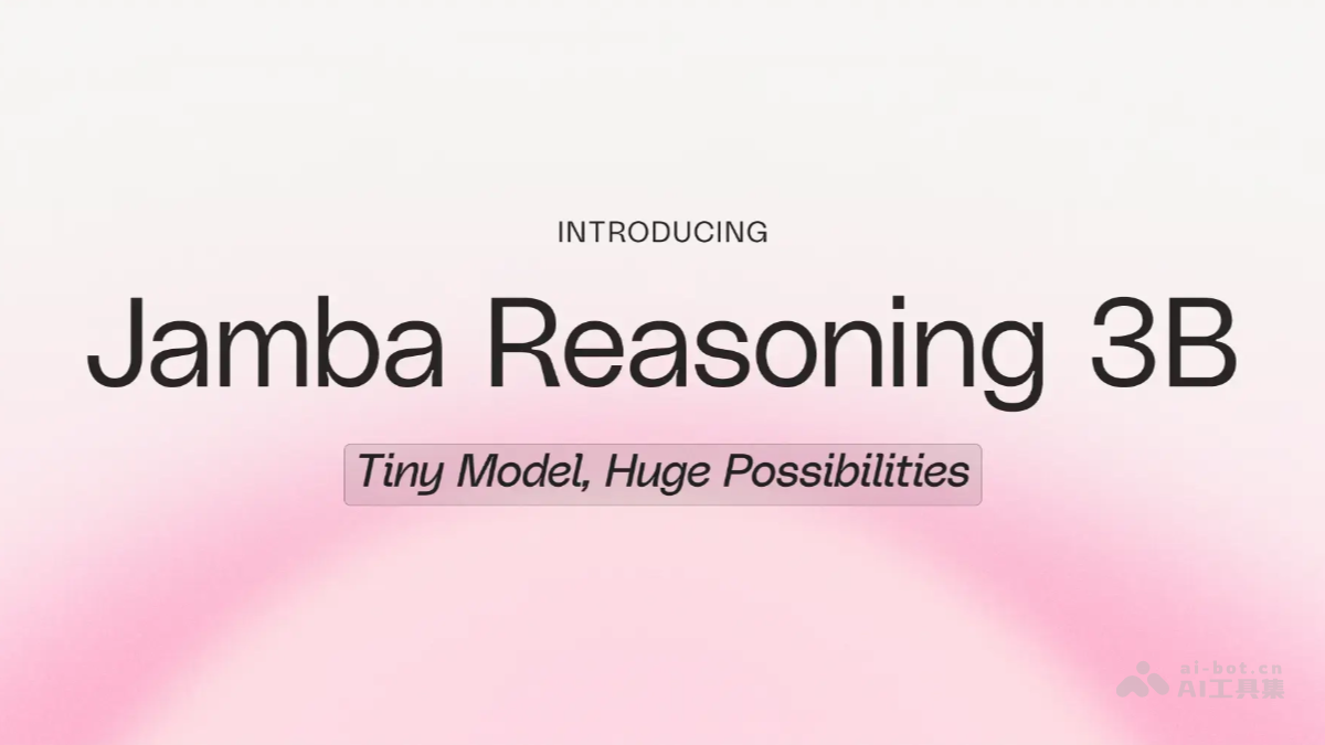 Jamba Reasoning 3B